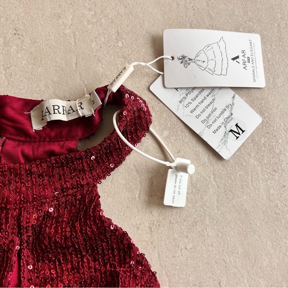 Long Sequin Party | Prom Sleeveless Mermaid Evening Elegant Formal Dress Size M - Picture 7 of 13